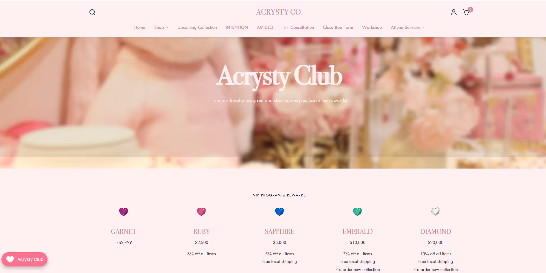 acrysty co club