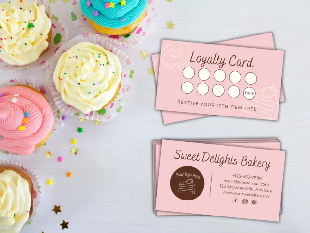 Local Bakery Loyalty Cards