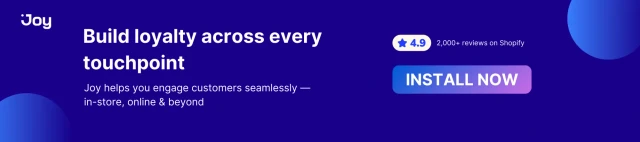 Joy Loyalty banner