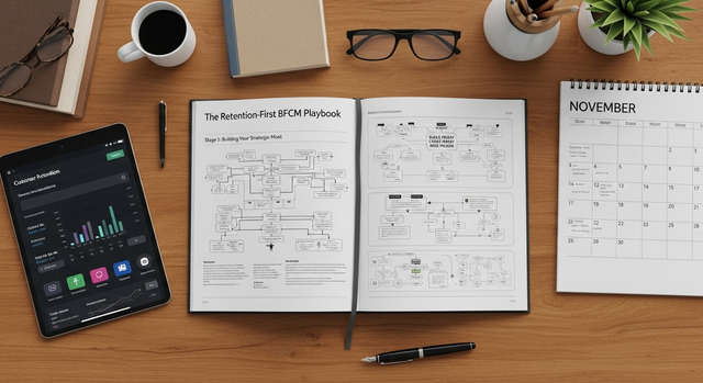 flat lay image of a desk with 