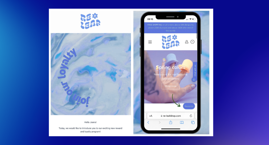 Personalized email after BFCM