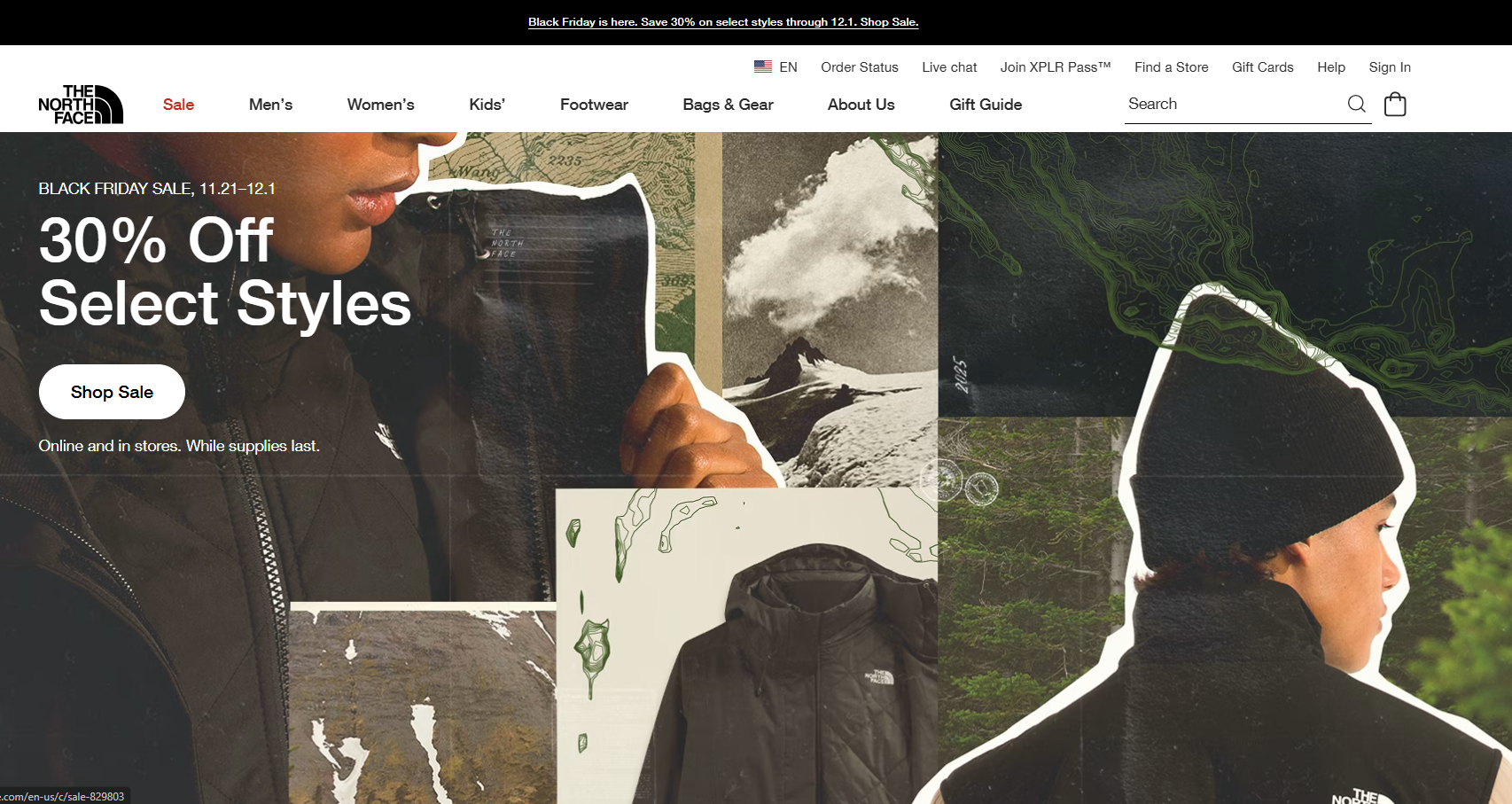 The North Face bfcm sale