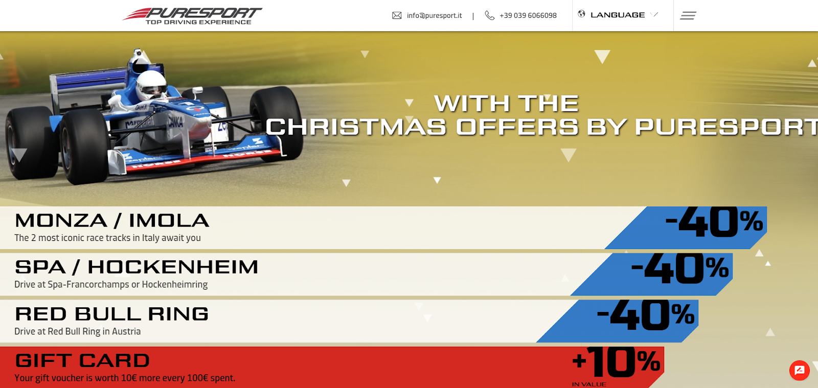 christmas offers by Puresport