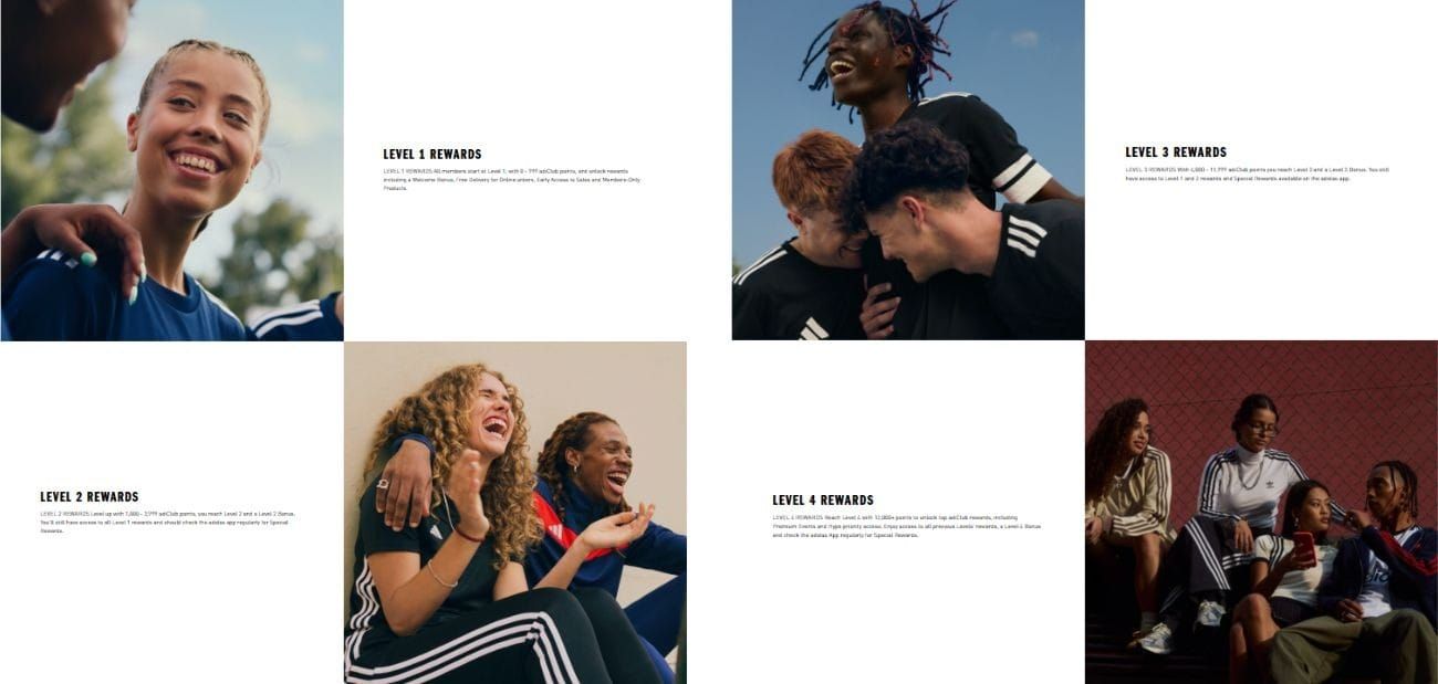 Adidas adiClub Loyalty Program