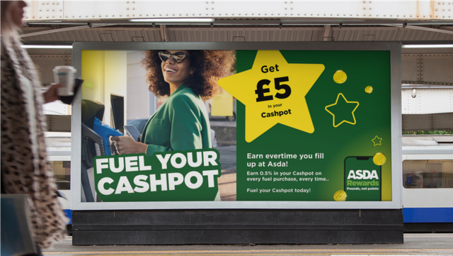 ASDA Rewards Cashpot Billboard