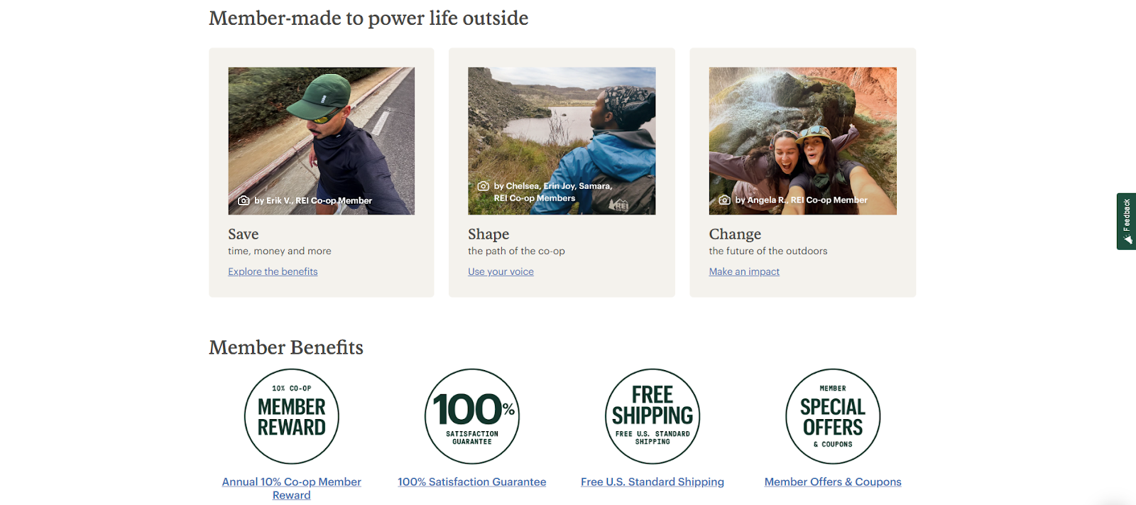 REI Co-op Benefits
