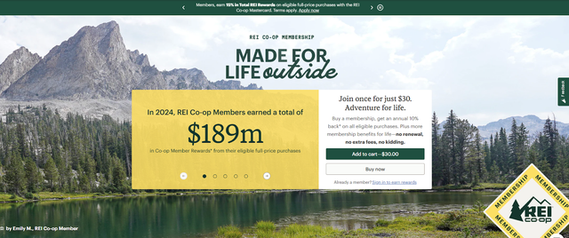 REI Co-op Loyalty Program