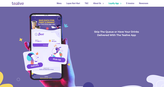 Tealive Loyalty Program 