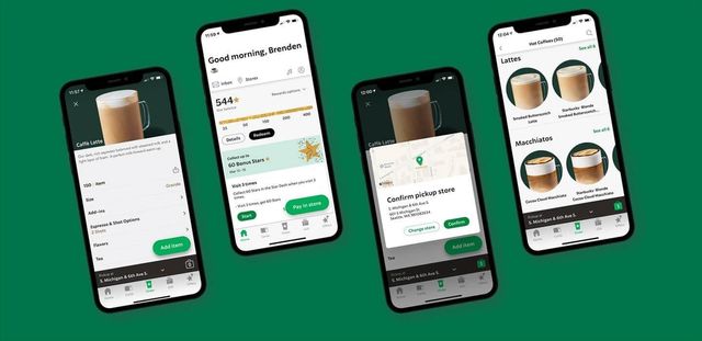 Starbucks rewards in app