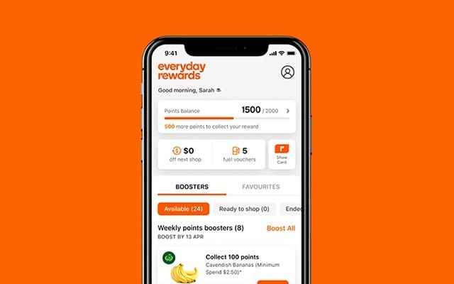 Everyday Rewards customer account