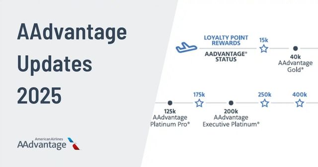 AAdvantage 2025 status tier thresholds from Gold to Executive Platinum