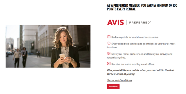 4. Avis Preferred: Best for Solo Business Travelers
