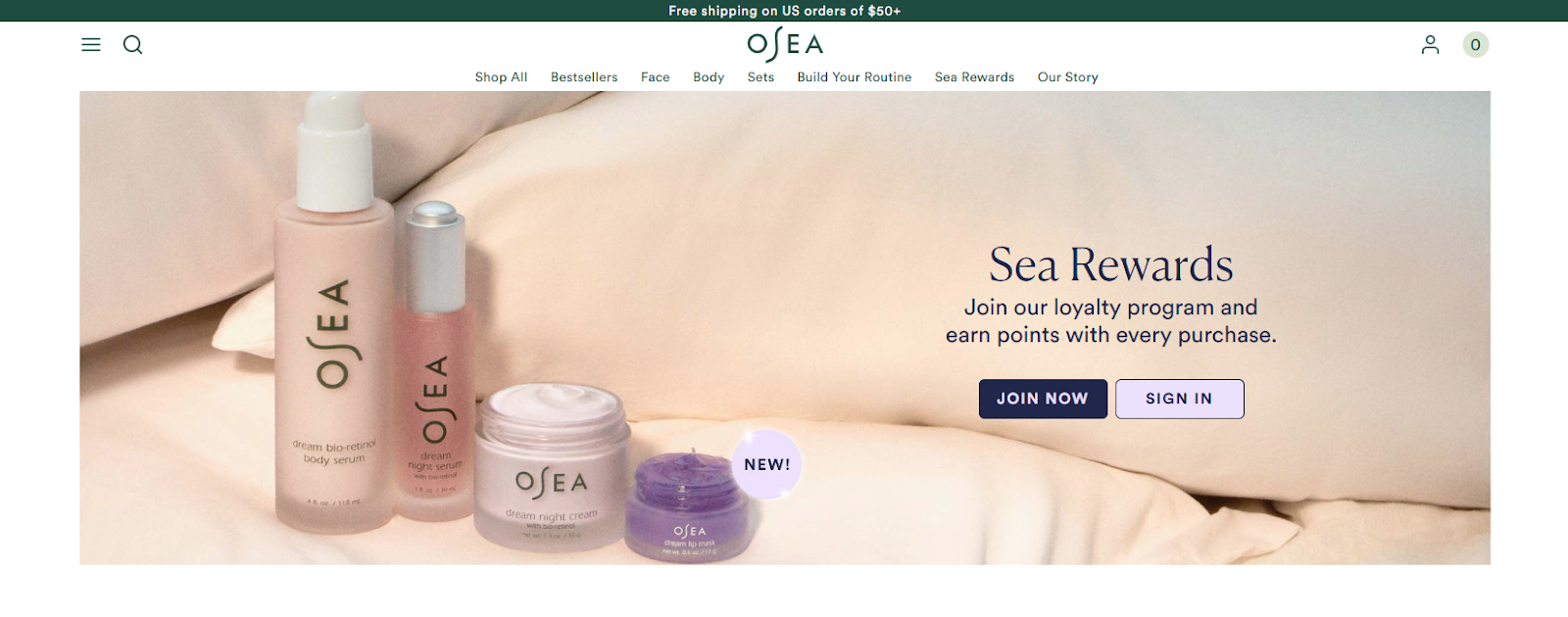 1. OSEA Malibu Sea Rewards