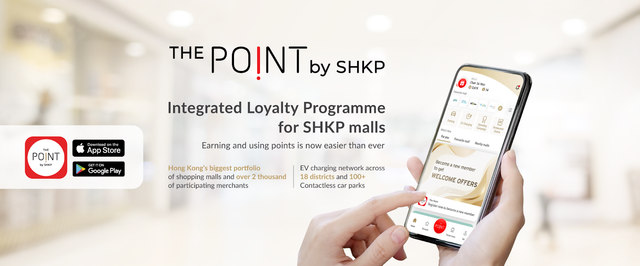 The Point by SHKP loyalty app with integrated earning features