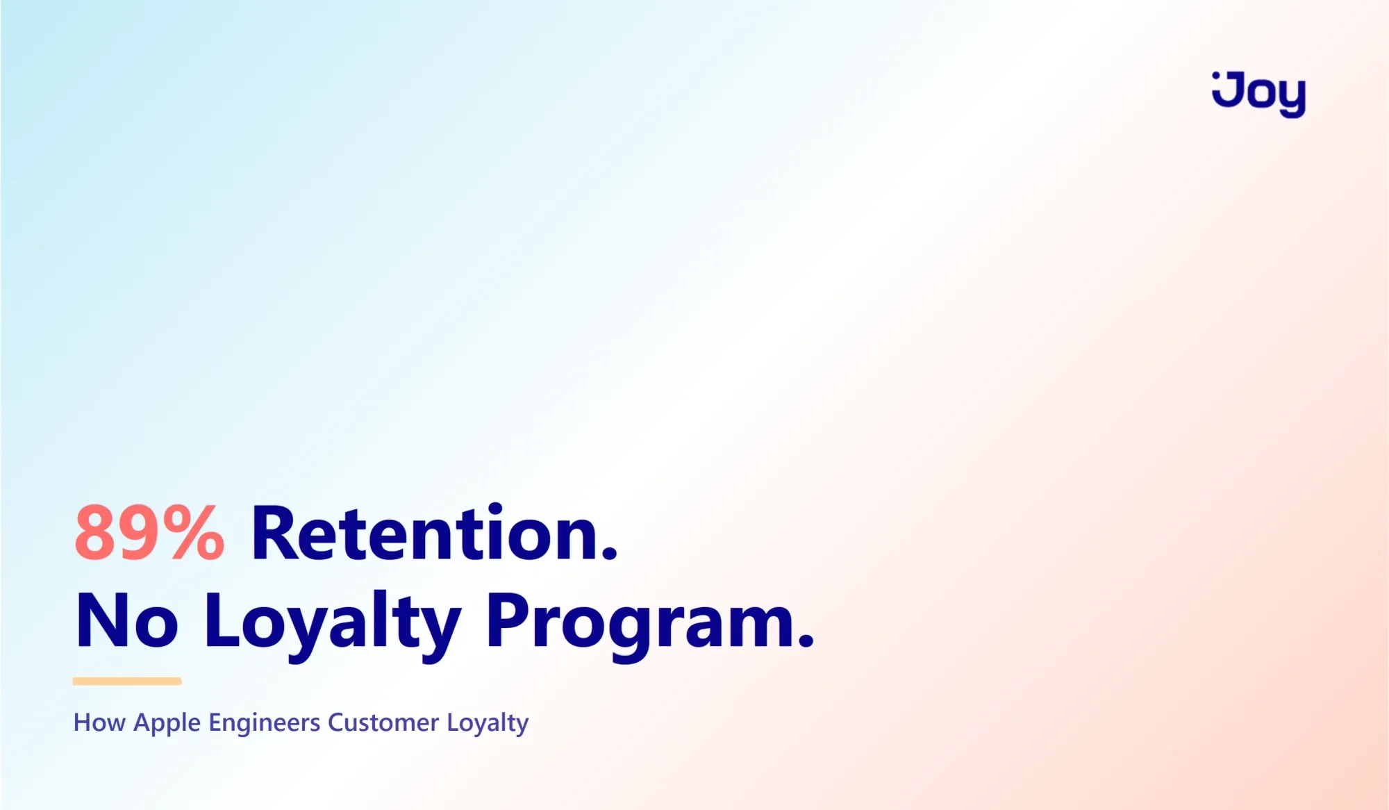 How Apple Applies Customer Loyalty: 4 Principles Behind 89% Retention
