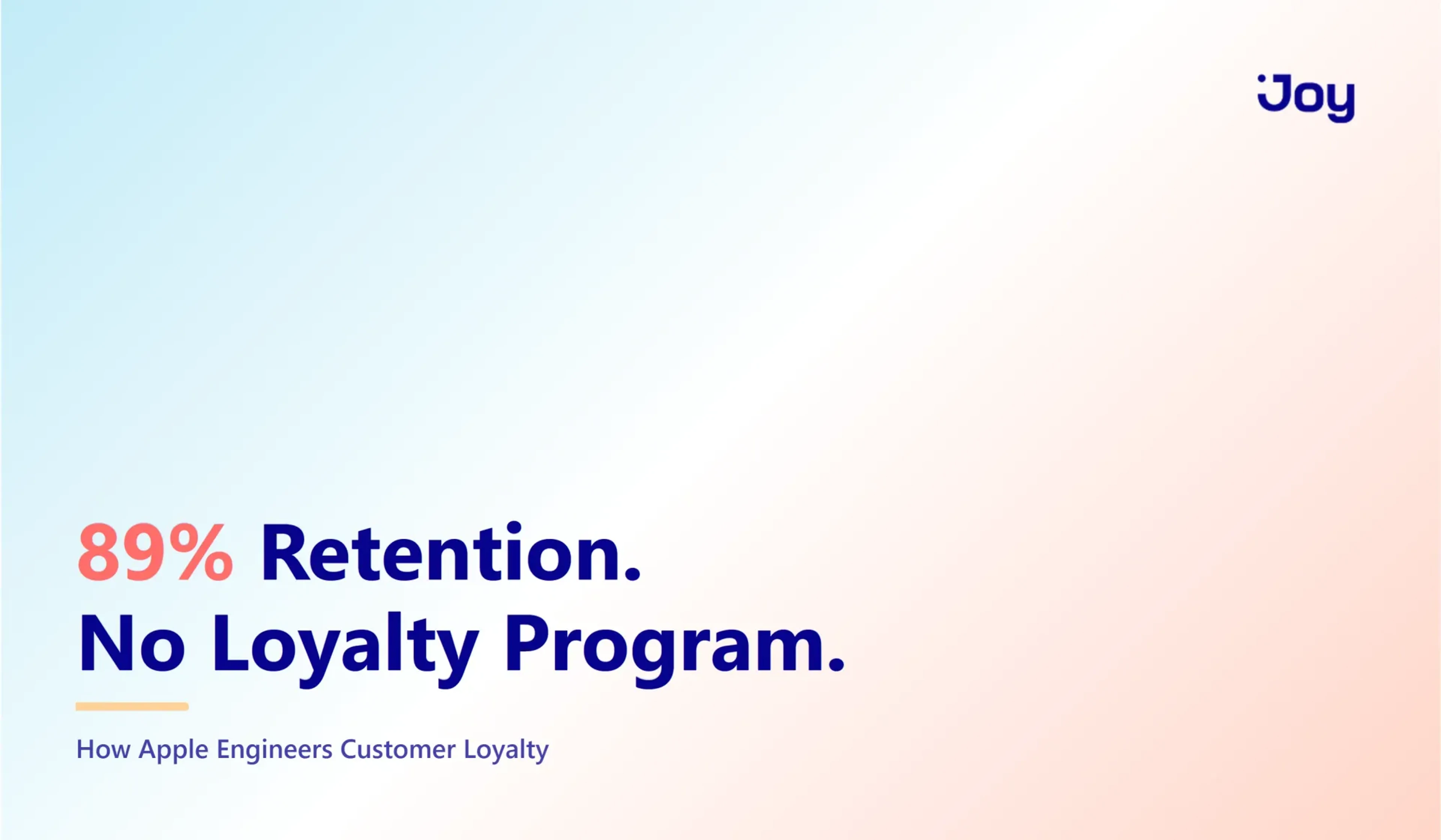 How Apple Applies Customer Loyalty: 4 Principles Behind 89% Retention
