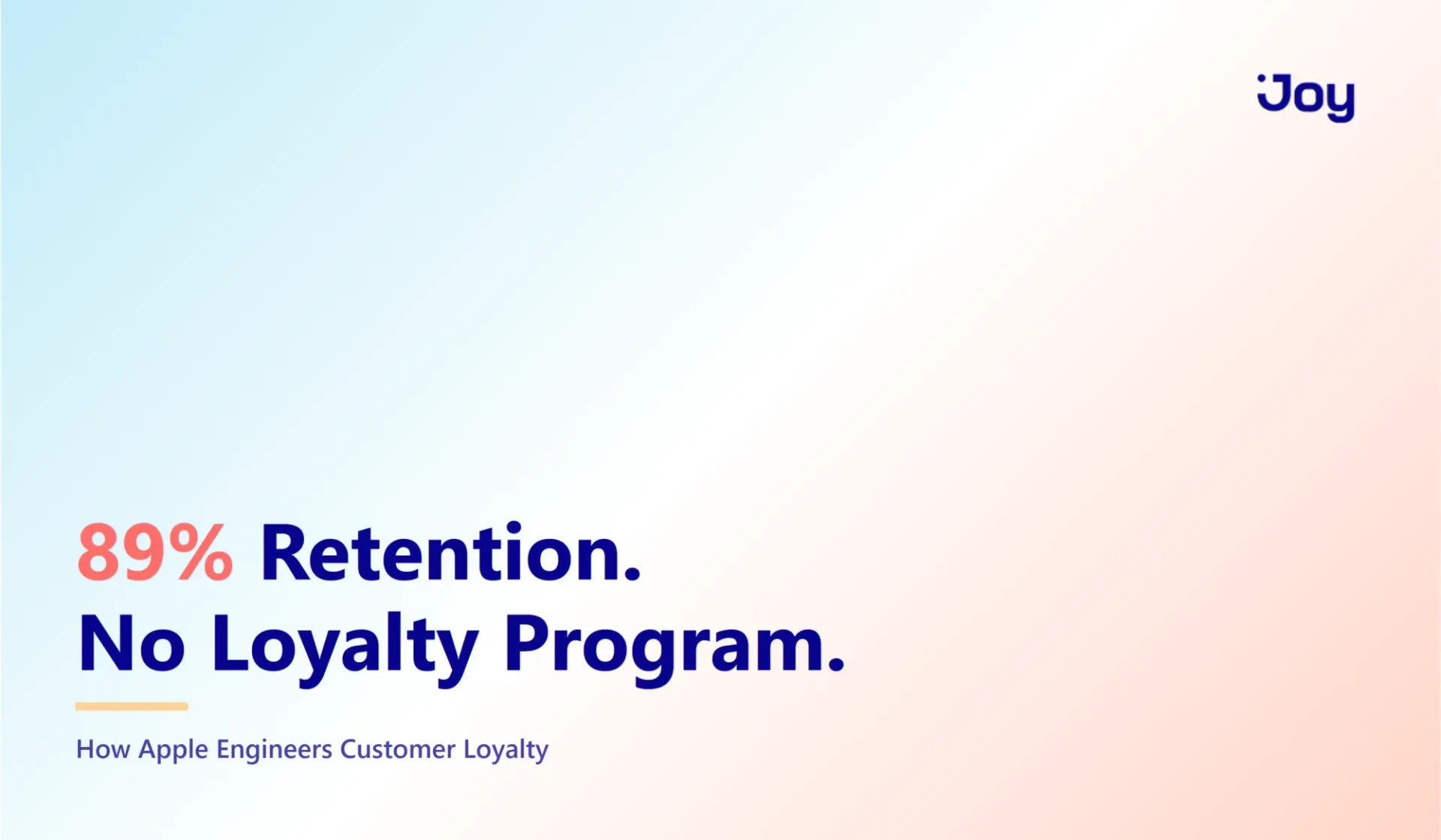 How Apple Applies Customer Loyalty: 4 Principles Behind 89% Retention