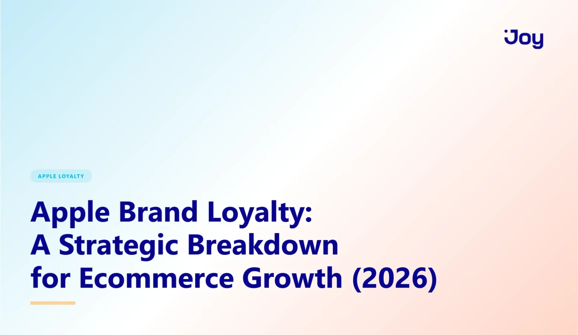 Apple Brand Loyalty: A Strategic Breakdown for Ecommerce Growth (2026)