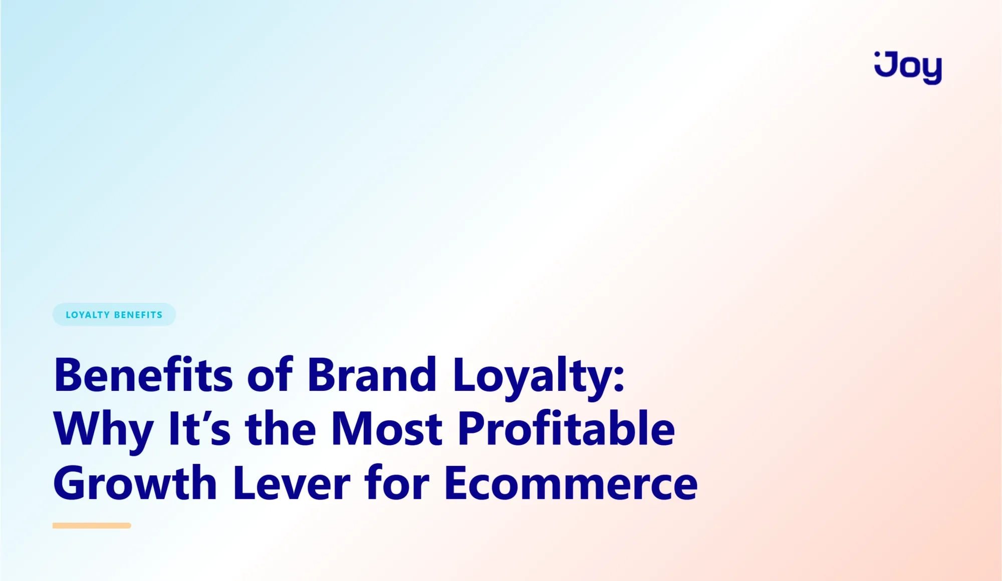 Benefits of Brand Loyalty: Why It’s the Most Profitable Growth Lever for Ecommerce Brands