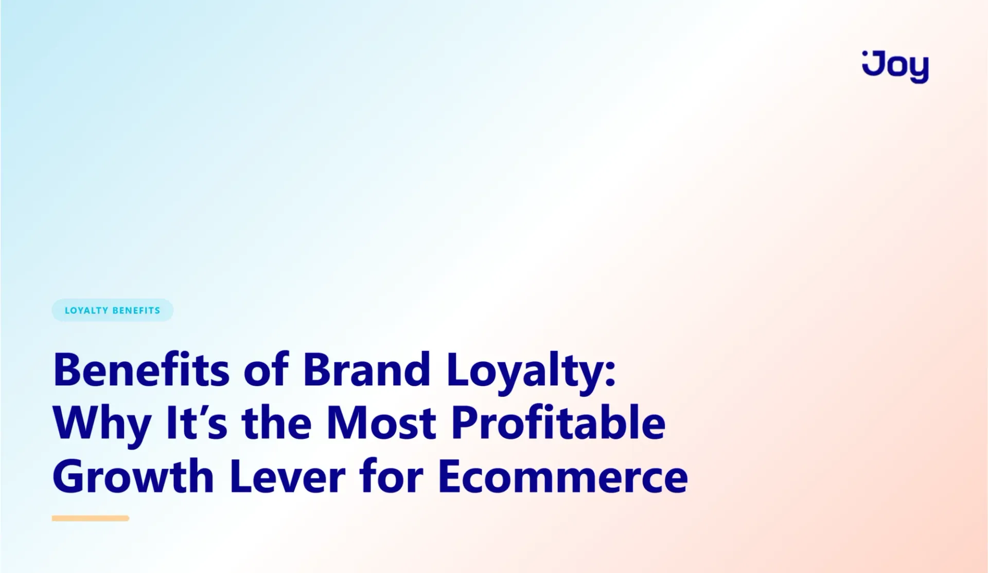 Benefits of Brand Loyalty: Why It’s the Most Profitable Growth Lever for Ecommerce Brands