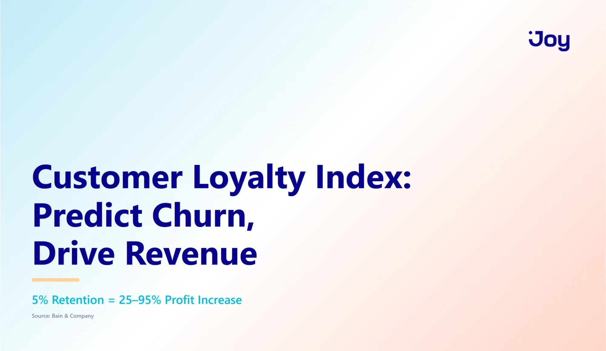 Customer Loyalty Index: The Metric That Predicts Customer Churn