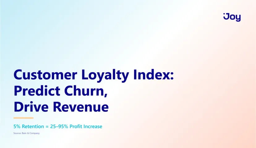 Customer Loyalty Index: The Metric That Predicts Customer Churn