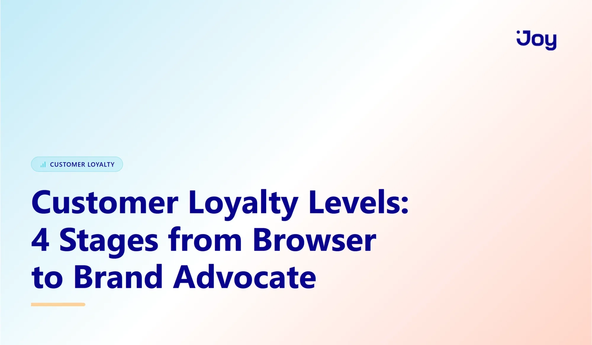 Customer Loyalty Levels: Why Not All Customers Are Equal
