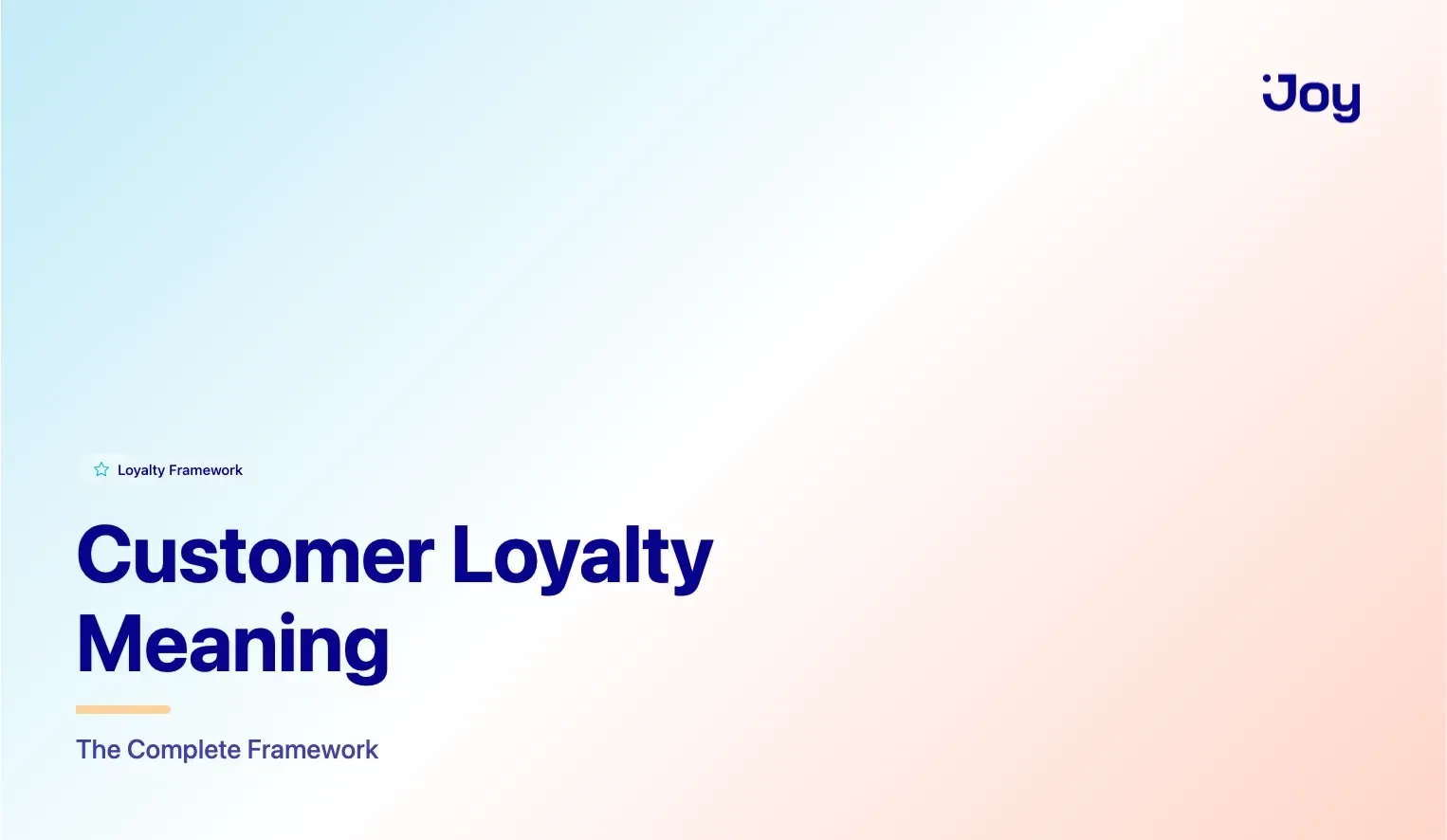 Customer Loyalty Meaning: The Framework Most Brands Miss