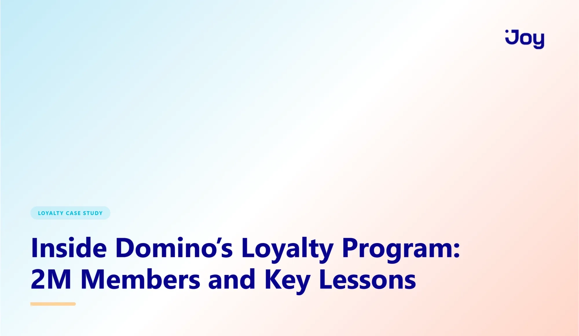 Inside Domino’s loyalty program: 2M members and key lessons