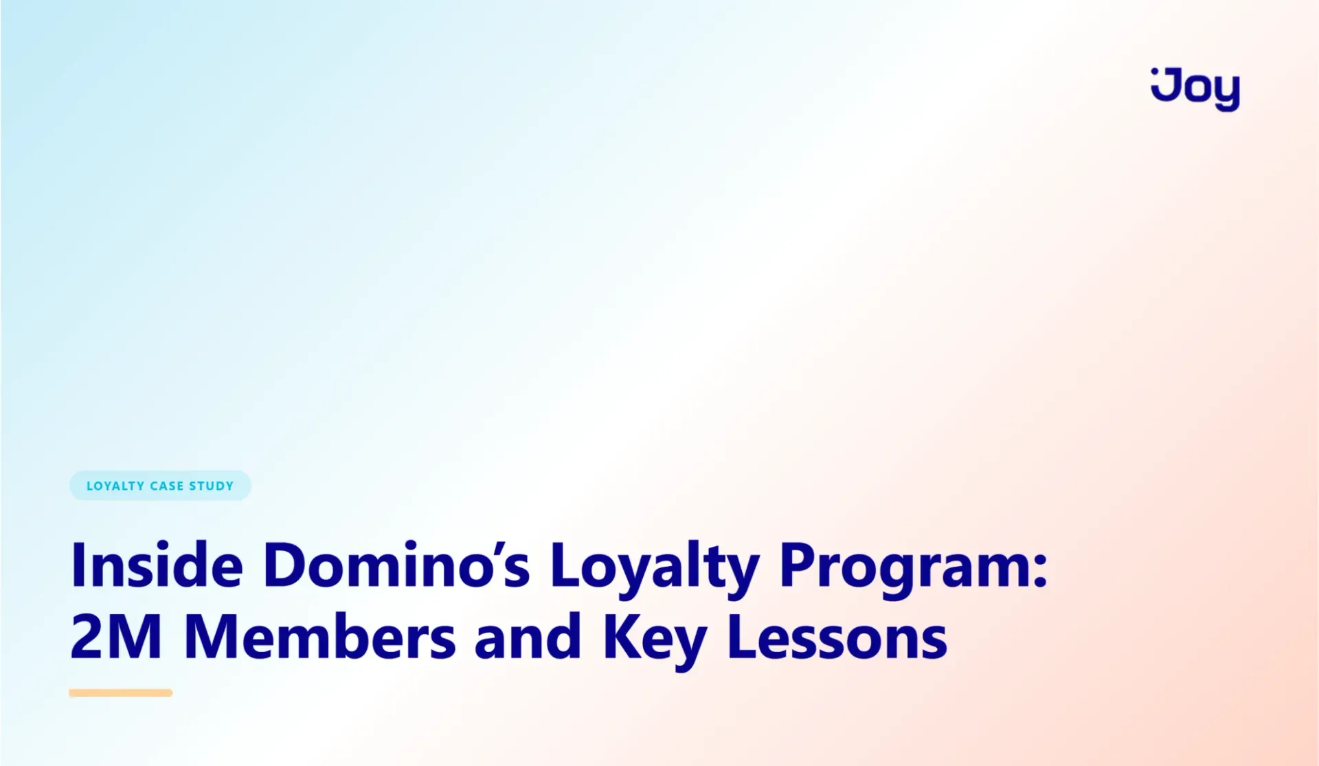Inside Domino’s loyalty program: 2M members and key lessons