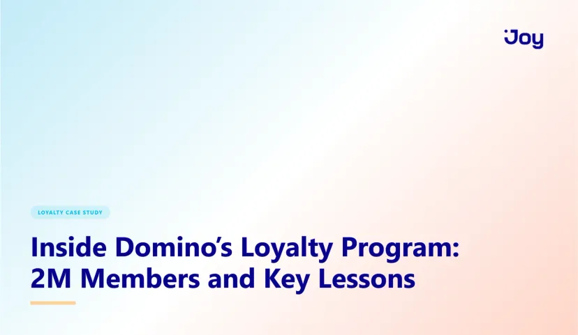 Inside Domino’s loyalty program: 2M members and key lessons