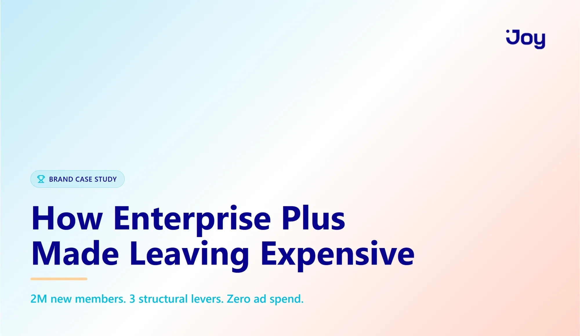 Enterprise Plus Loyalty Program: Case Study for Ecommerce Strategists 2026