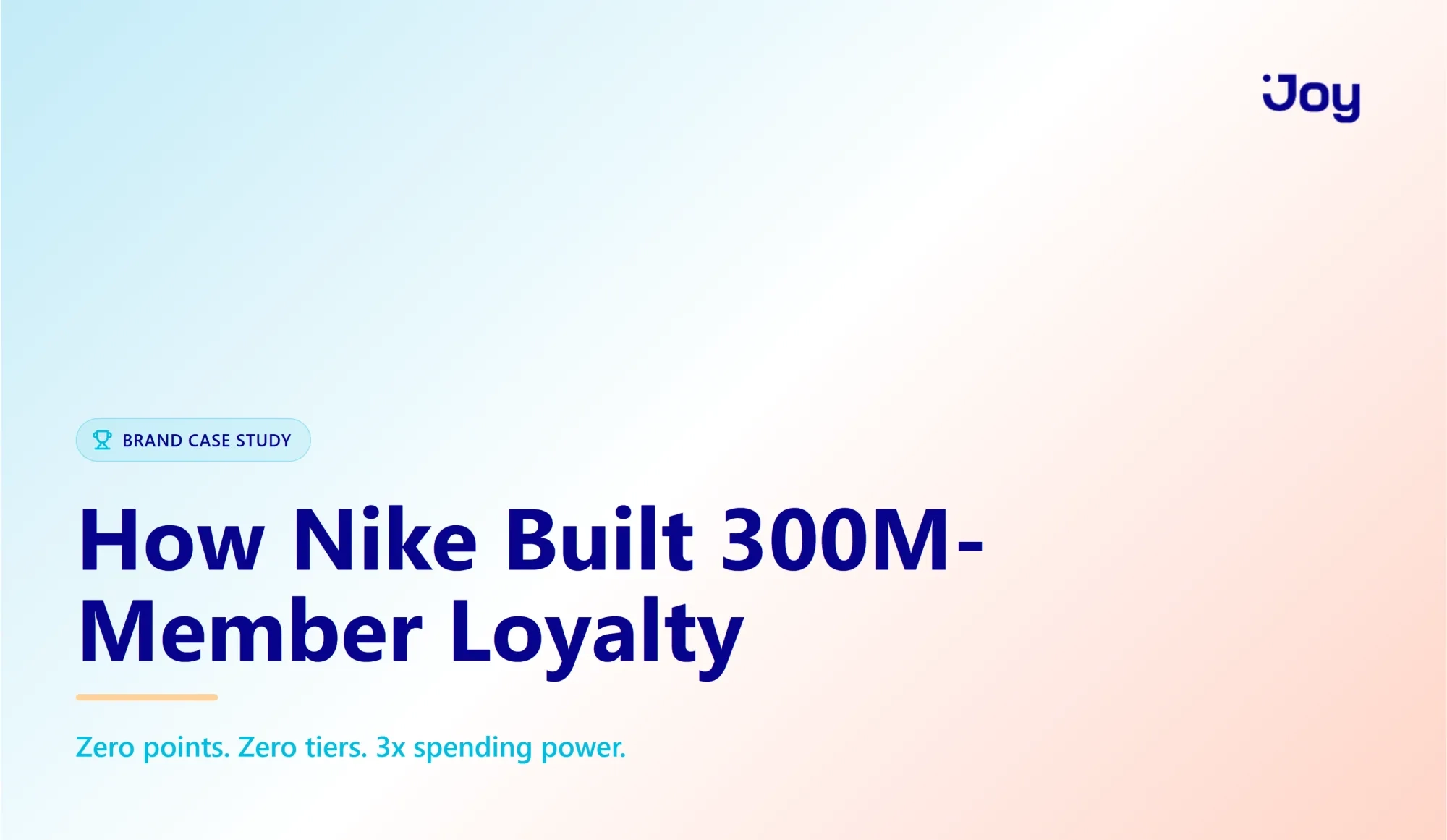 Nike Loyalty Program: How Free Membership Drives 3x Spending