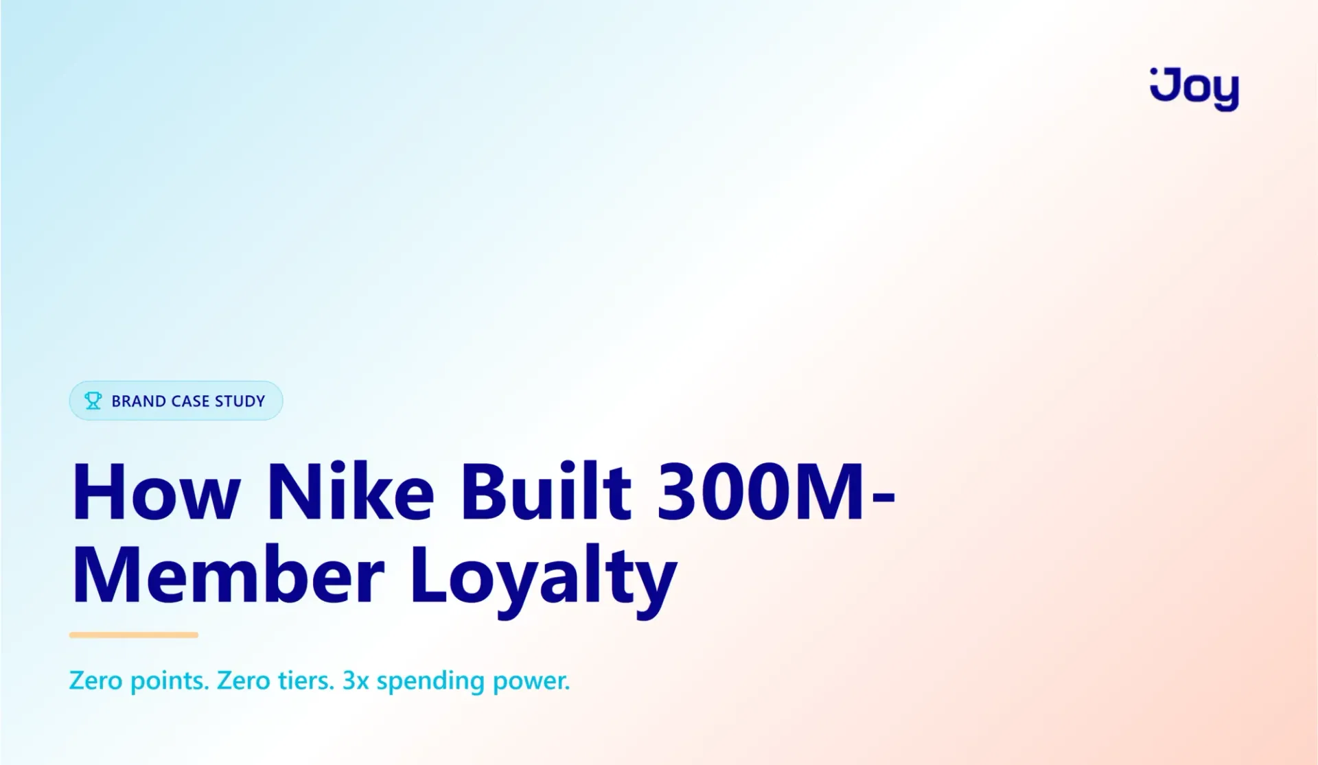 Nike Loyalty Program: How Free Membership Drives 3x Spending