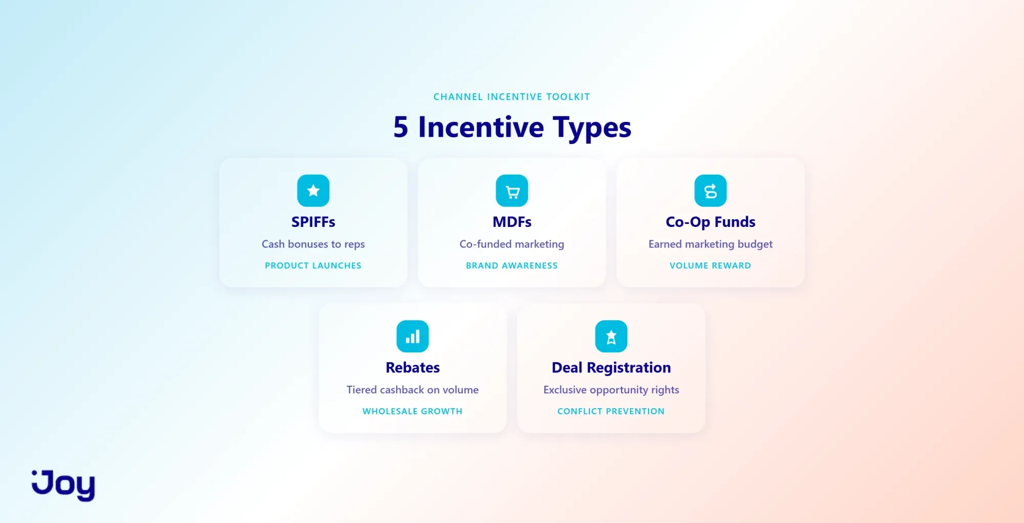 5 Incentive Types in a Channel Loyalty Platform