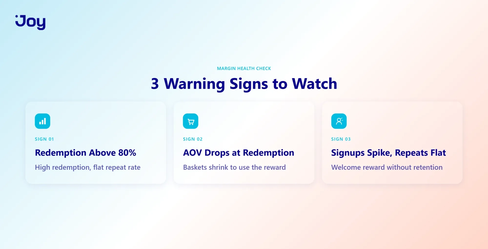 Three warning signs your loyalty discount is eroding margins
