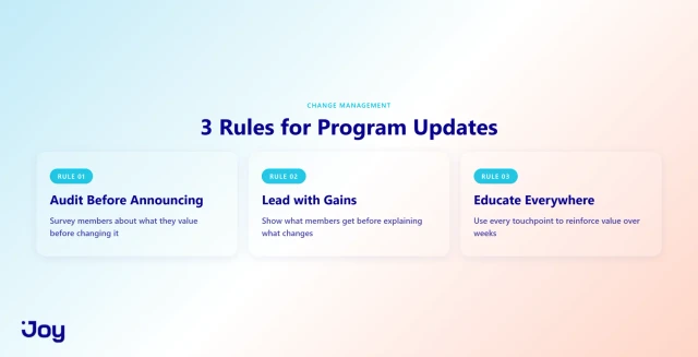3 Rules for Communicating Loyalty Program Changes