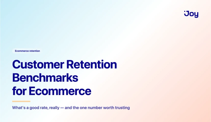 Customer retention benchmarks for ecommerce: What's a good rate?