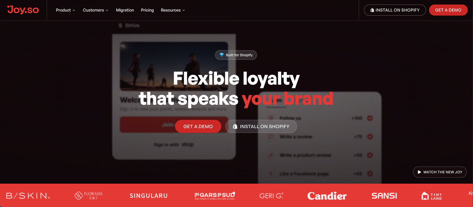 Joy Loyalty Program & Rewards