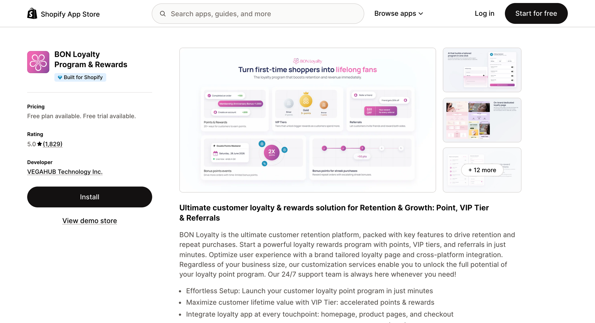 BON Loyalty Program & Rewards on the Shopify App Store
