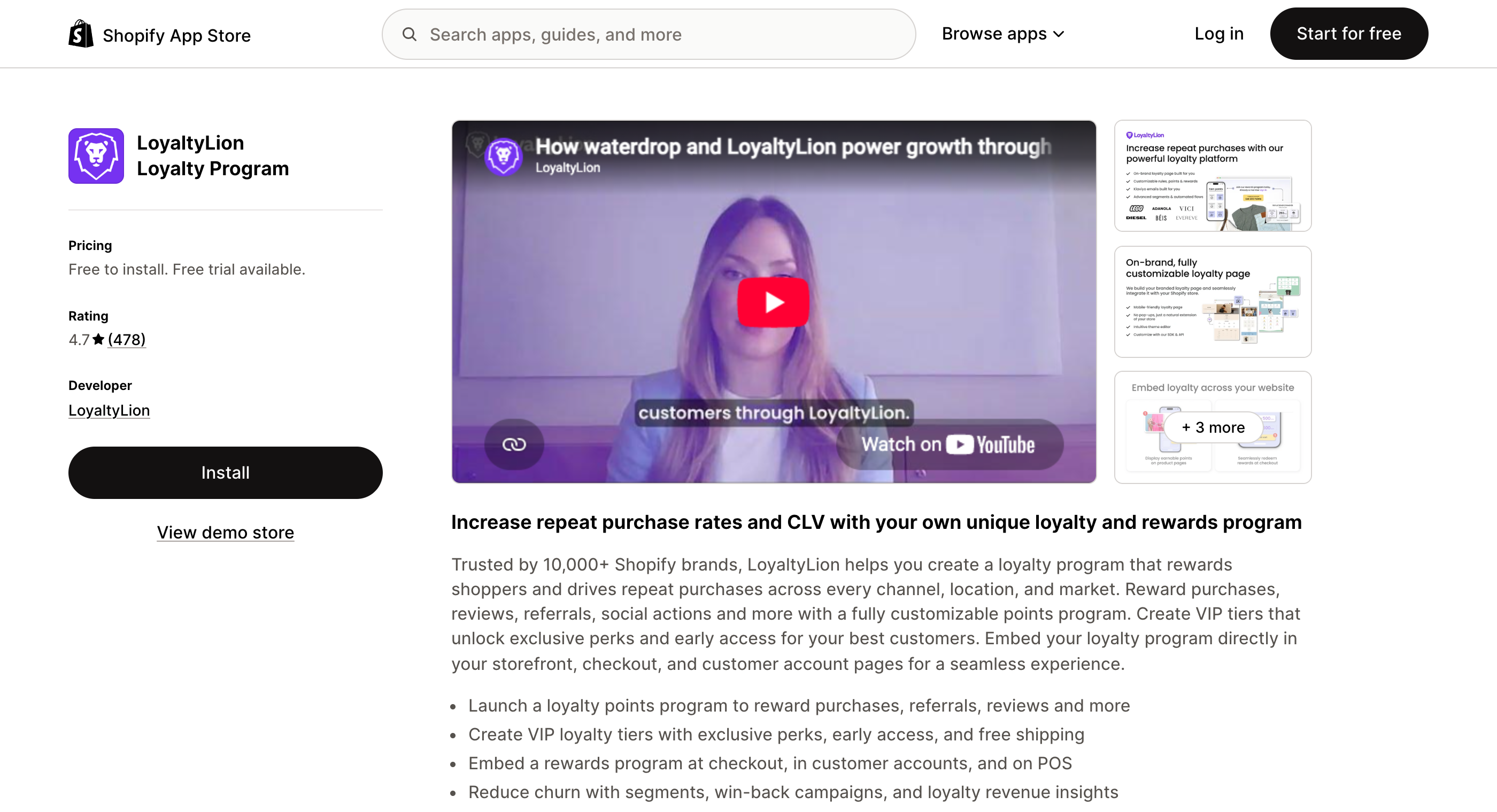 LoyaltyLion Loyalty Program on the Shopify App Store
