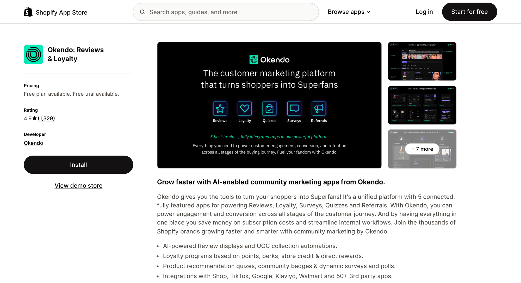 Okendo Reviews & Loyalty on the Shopify App Store