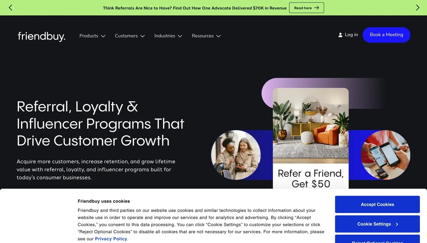 Friendbuy is a customizable loyalty and referral platform for retail and ecommerce brands