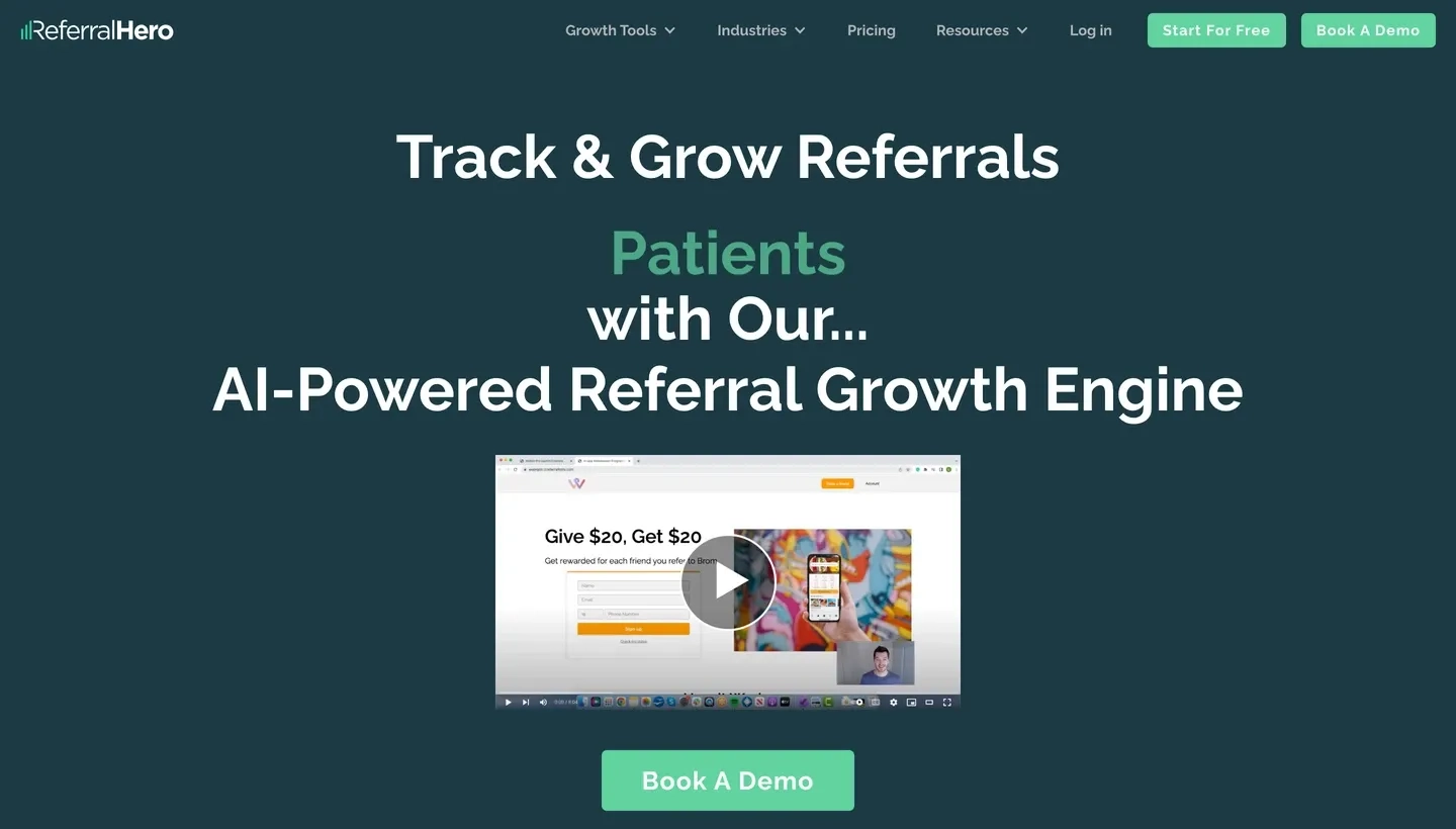 ReferralHero's AI-powered referral marketing software lets you build, track, and grow referral programs in as little as 48 ho