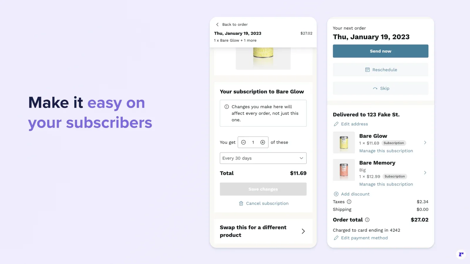 Integration screenshot